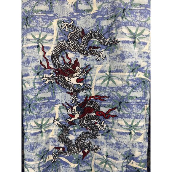 Greg Norman Linen Blend Mens Button Down Hawaiian Tropical Island Shirt Size XXL - Picture 6 of 6